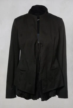 Layered Jacket in Black