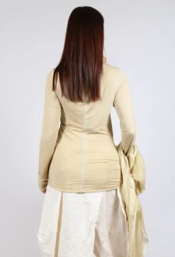 Layered Mesh Top in Wax Cloud