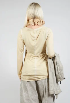Layered Mesh Top in Wax Cloud