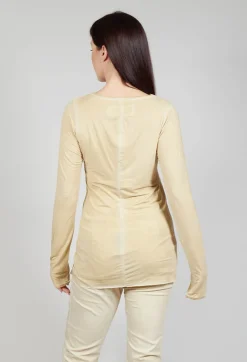 Layered Mesh Top in Wax Cloud