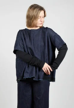 Layered Shirt in Denim