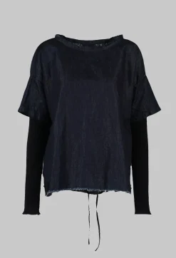Layered Shirt in Denim