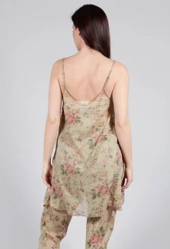 Lea Top in Almond Flowers
