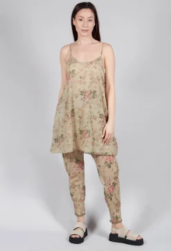 Lea Top in Almond Flowers