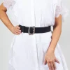 Leather Belt in Black