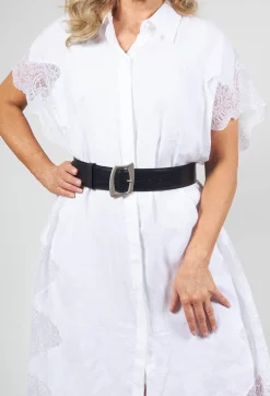 Leather Belt in Black
