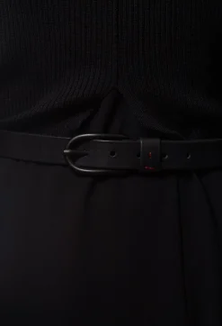 Leather Belt in Black