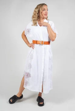 Leather Belt in Orange
