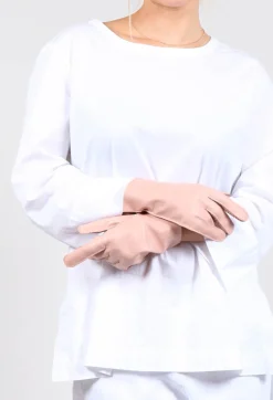 Leather Gloves in Amaretto
