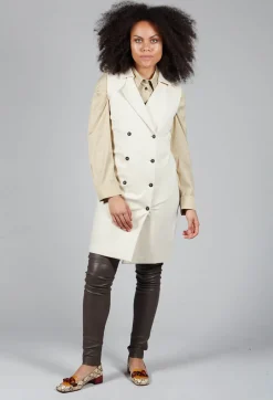 Leather Leggings in Volcanic Rock Grey
