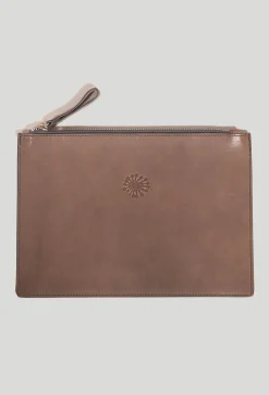 Leather Pocket in Grafite