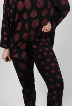 Leggings in Red Pois