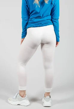 Leggings with Elasticated Waist in Star White