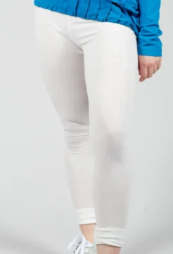 Leggings with Elasticated Waist in Star White