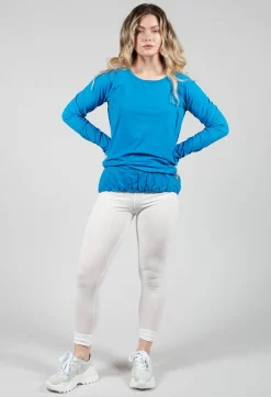 Leggings with Elasticated Waist in Star White
