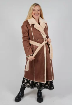 Leonie Jacket in Caramel/Taupe
