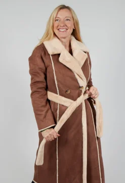 Leonie Jacket in Caramel/Taupe