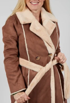 Leonie Jacket in Caramel/Taupe