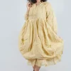 Libby Dress in Ecru