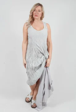 Licht-Crash Dress in Pliz
