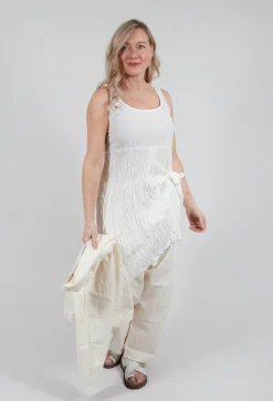 Licht-Crash Dress in Schnee