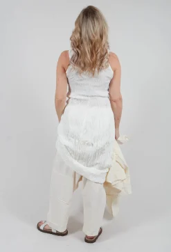 Licht-Crash Dress in Schnee
