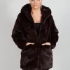 Lidye Coat in Marron