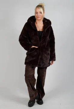 Lidye Coat in Marron