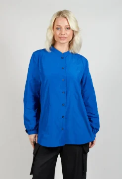 Light Taffeta Blouse in Blue