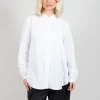 Light Taffeta Blouse in White