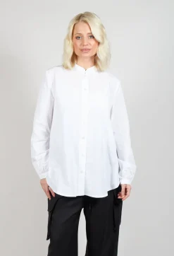 Light Taffeta Blouse in White