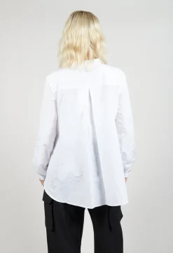 Light Taffeta Blouse in White