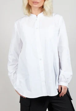 Light Taffeta Blouse in White