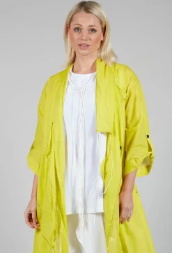 Lightwear Jacket in Lime Black