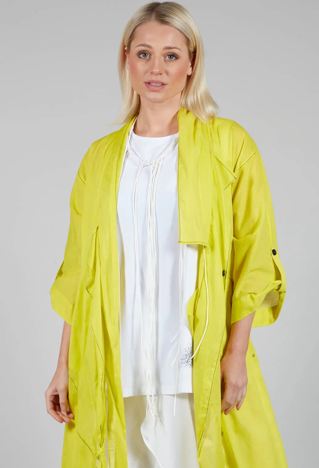 Lightwear Jacket in Lime Black