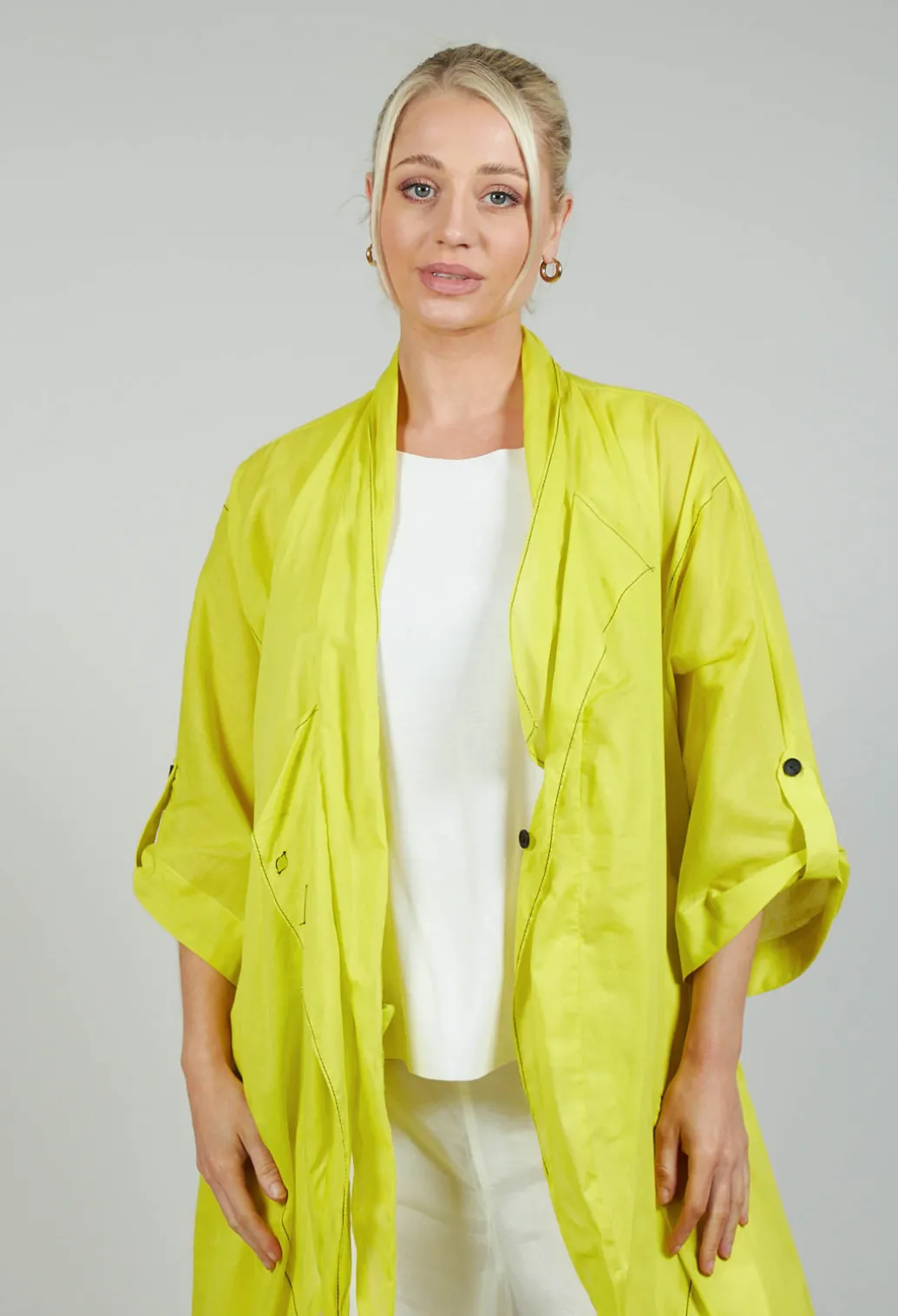 Lightwear Jacket in Lime Black