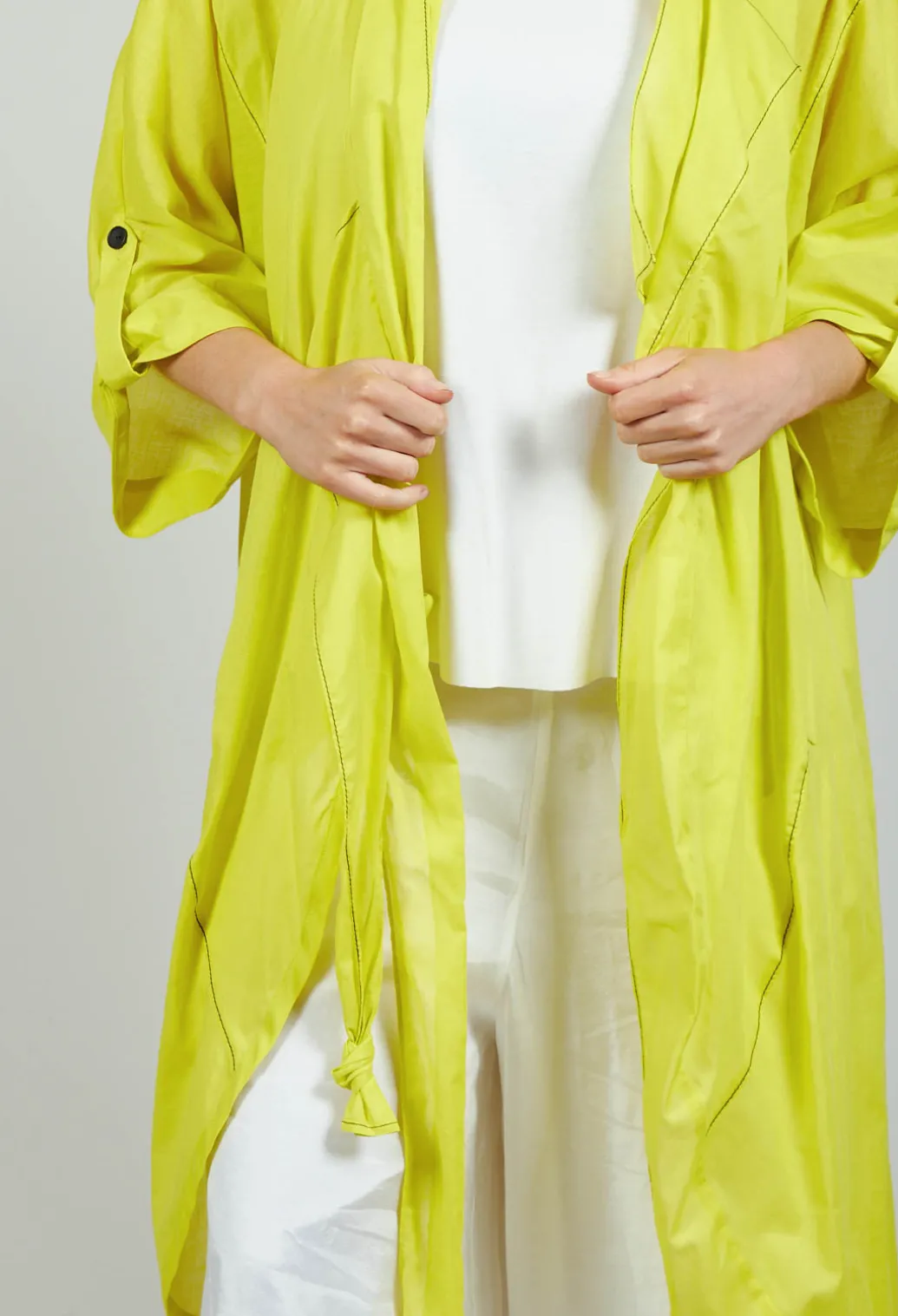 Lightwear Jacket in Lime Black