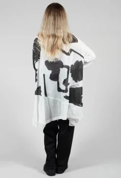 Lightweight A-Line Shirt in White