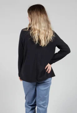 Lightweight Button Through Jacket in Black
