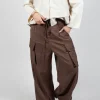 Lightweight Cargo Trousers in Toffee