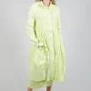 Lightweight Coat with Tulip Hem in Placed Sun Print