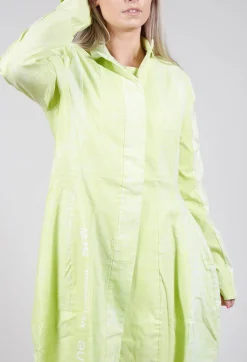 Lightweight Coat with Tulip Hem in Placed Sun Print