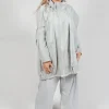 Lightweight Coat with Zip in Grey