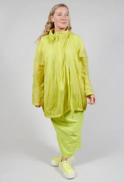 Lightweight Coat with Zip in Sun