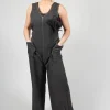 Lightweight Jumpsuit in Antracite