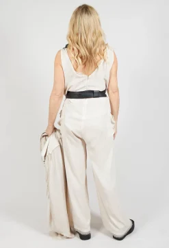 Lightweight Jumpsuit in Gesso