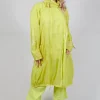 Lightweight Longline Coat with Zip in Sun