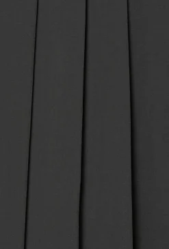 Lightweight Pleated Skirt with Sash in Mirto