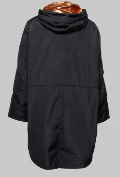 Lightweight Raincoat in Navy with Bronze Lining
