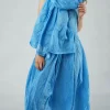 Lightweight Scarf in Navy Cloud (Pictured in Malibu Cloud)